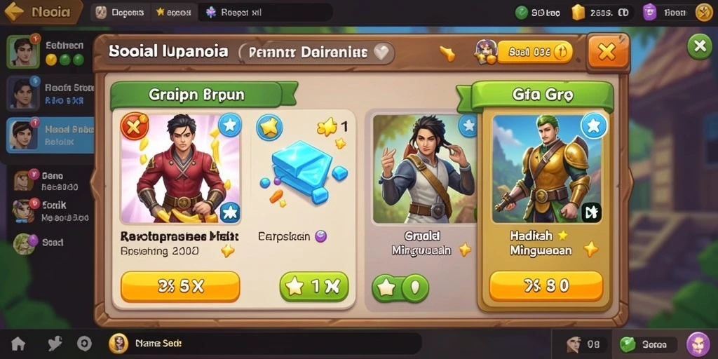 Screenshot 3: Beberapa karakter baru yang bisa dimainkan.