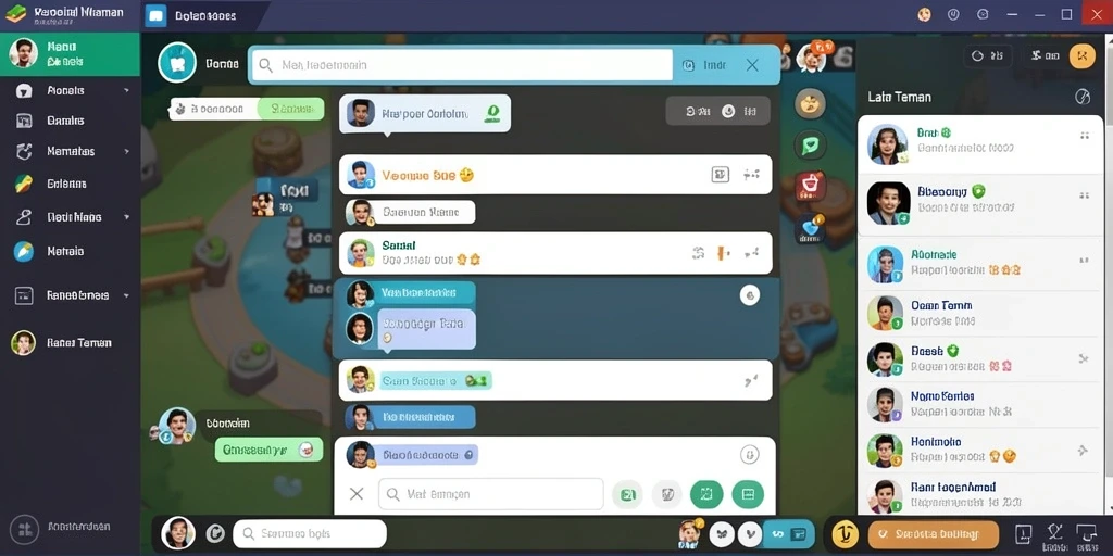 Fitur multiplayer yang memungkinkan bermain bersama teman.