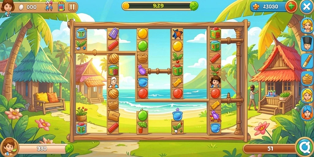 Fitur multiplayer yang memungkinkan bermain dengan teman.