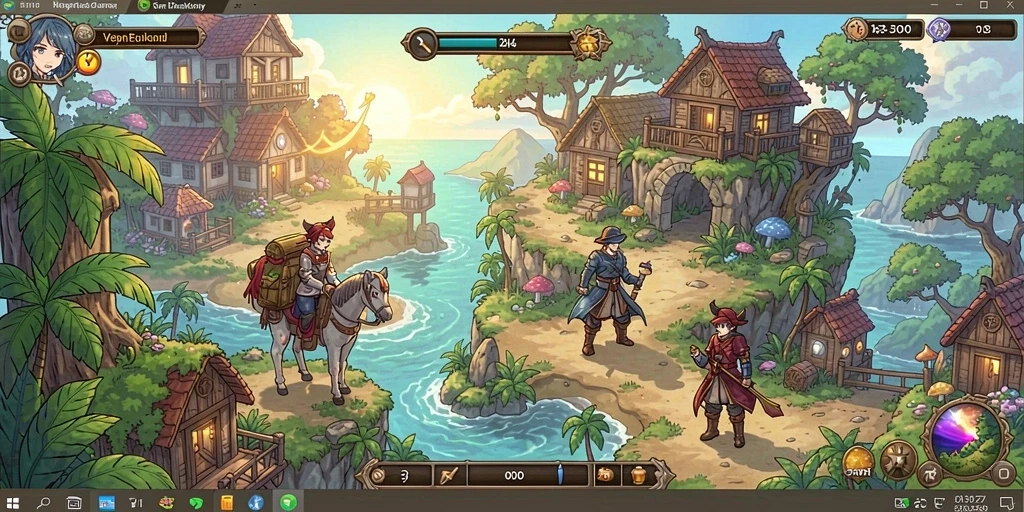 Tangkapan layar memperlihatkan fitur multiplayer yang menarik.